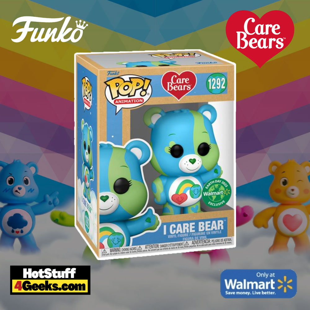 Funko Pop! Animation: Care Bears - I Care Bear (Earth Day 23) Funko Pop! Vinyl Figure - Walmart Exclusive