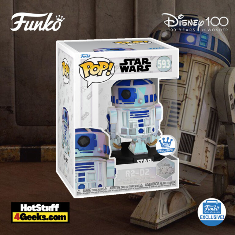 2023 NEW Disney 100 Years R2 D2 Facet Funko Pop Exclusive