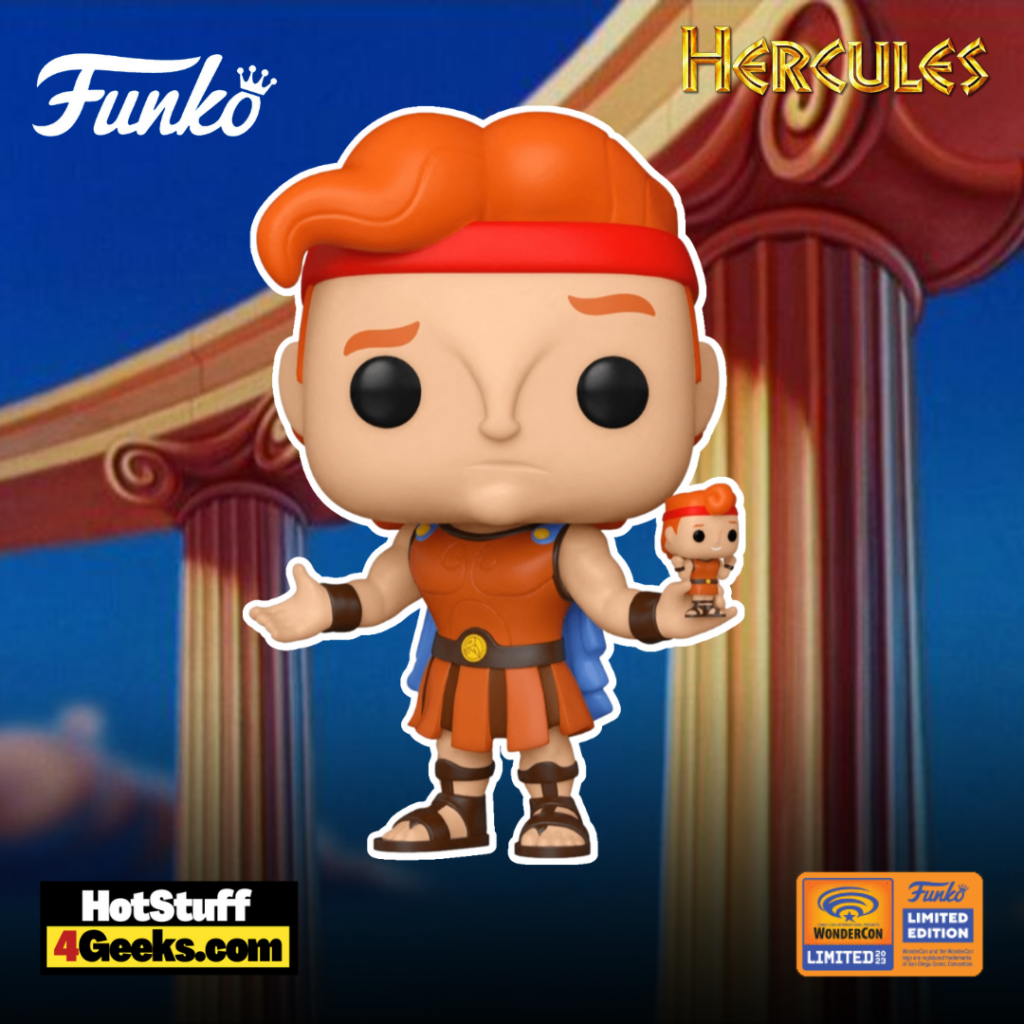 Wondercon 2023 Disney Hercules W Action Figure Funko Pop 1458