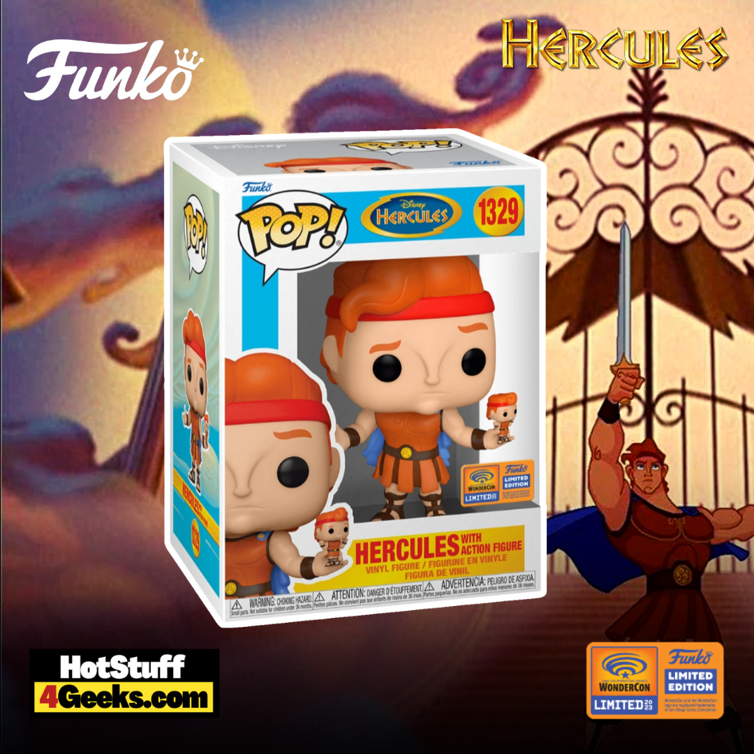 Consigue tu Pop Disney Hercules con Figura de Acción Exclusivo!