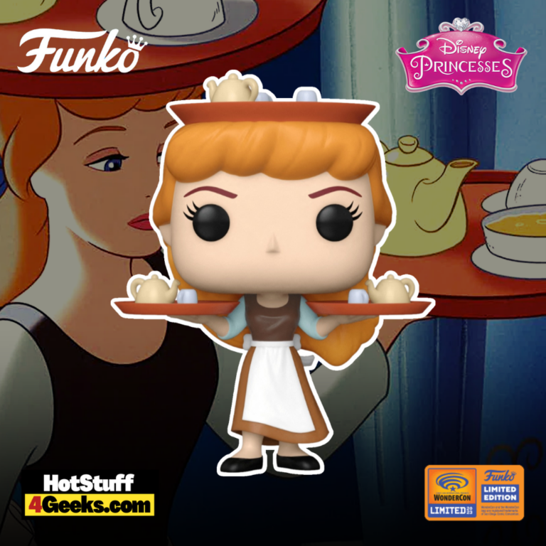 Funko POP! Disney Princess  - Cinderella with Trays Funko Pop! Vinyl Figure – WonderCon 2023 and Funko Shop Exclusive