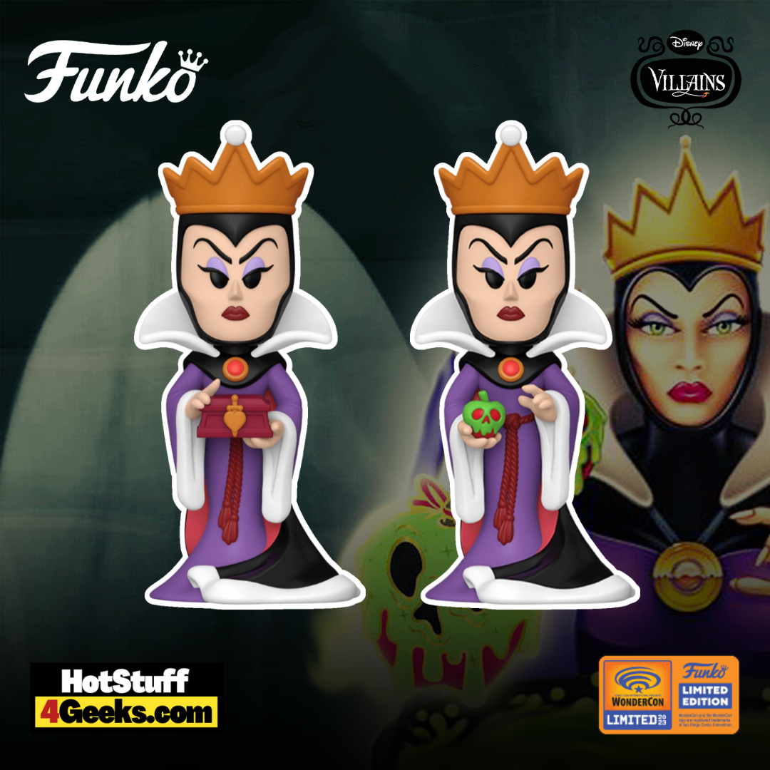 Funko POP! Disney Villains – Evil Queen with Chase Funko Vinyl SODA 3-Liter – WonderCon 2023 and Funko Shop Shared Exclusive