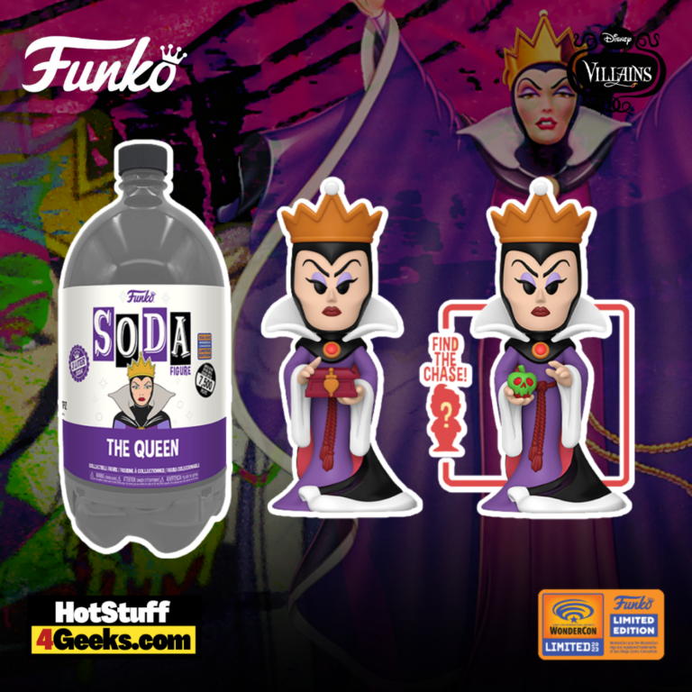 Funko POP! Disney Villains – Evil Queen with Chase Funko Vinyl SODA 3-Liter – WonderCon 2023 and Funko Shop Shared Exclusive