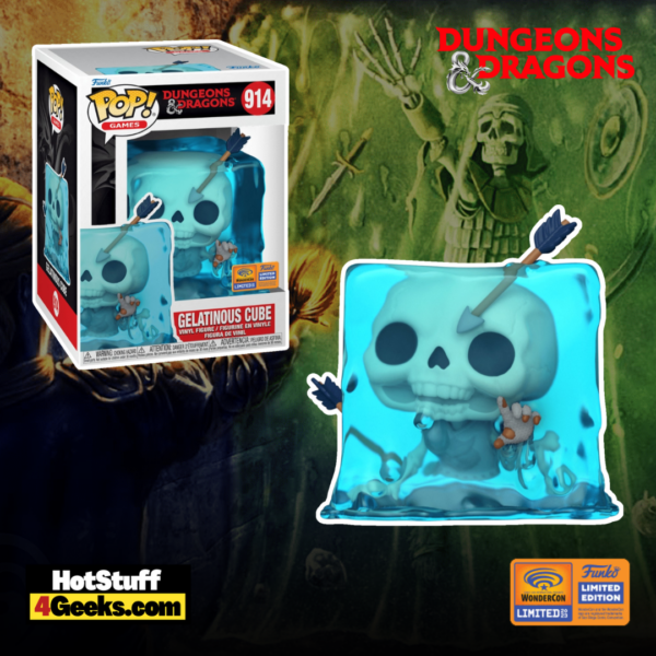 WonderCon 2023 D&D Blue Gelatinous Cube Funko Pops!