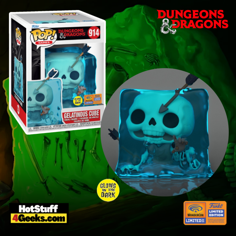 WonderCon 2023 D&D Blue Gelatinous Cube Funko Pops!