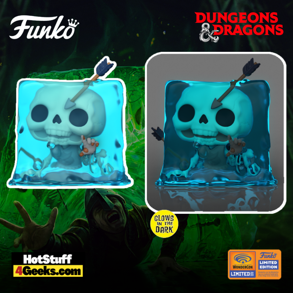 WonderCon 2023 D&D Blue Gelatinous Cube Funko Pops!