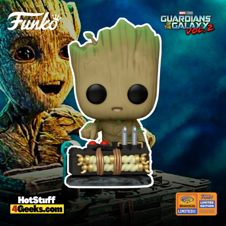 Funko POP! Marvel Studios’ Guardians of the Galaxy: Volume 2 – Baby Groot with Detonator Funko Pop! Vinyl Figure – WonderCon 2023 and Walmart Shared Exclusive