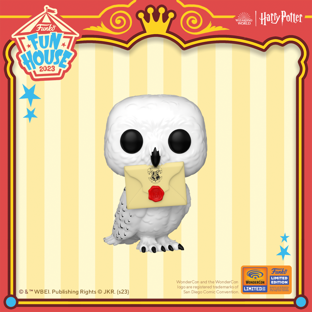 Funko POP! Harry Potter - Hedwig with Acceptance Letter Funko Pop! Vinyl Figure – WonderCon 2023 and Funko Shop Shared Exclusive