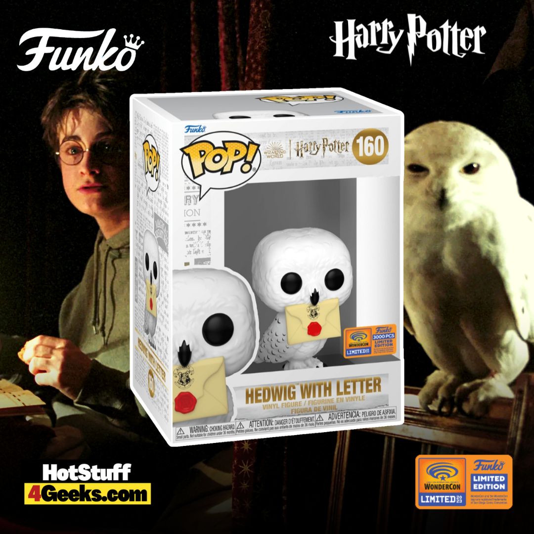 Funko POP! Harry Potter - Hedwig with Acceptance Letter Funko Pop! Vinyl Figure – WonderCon 2023 and Funko Shop Shared Exclusive