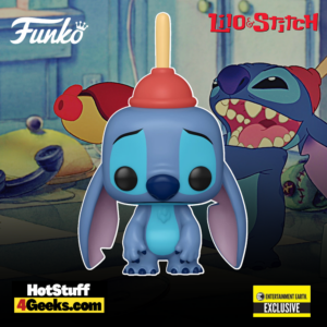 Funko Pop! Lilo & Stitch - Stitch with Plunger Funko Pop! Vinyl Figure #1354 - Entertainment Earth Exclusive