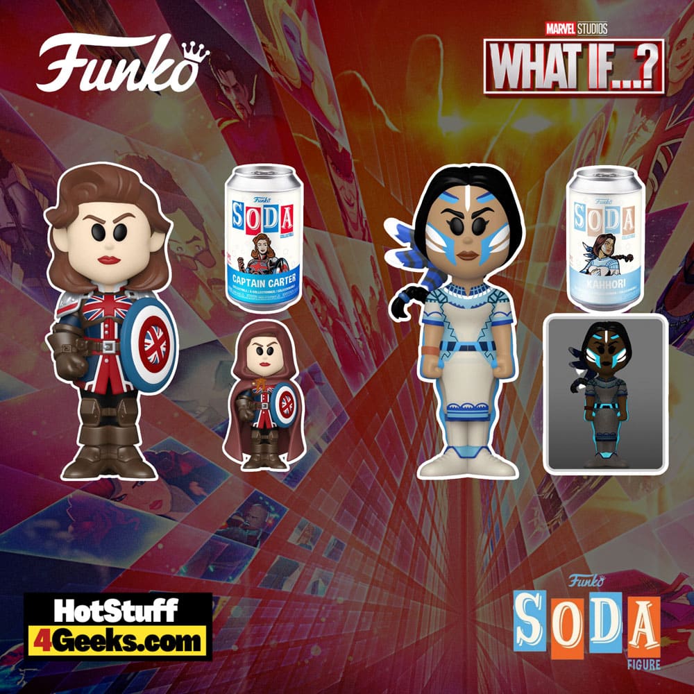 2023 NEW Marvel's What If Funko Sodas: Hela, Captain Carter & Kahhori