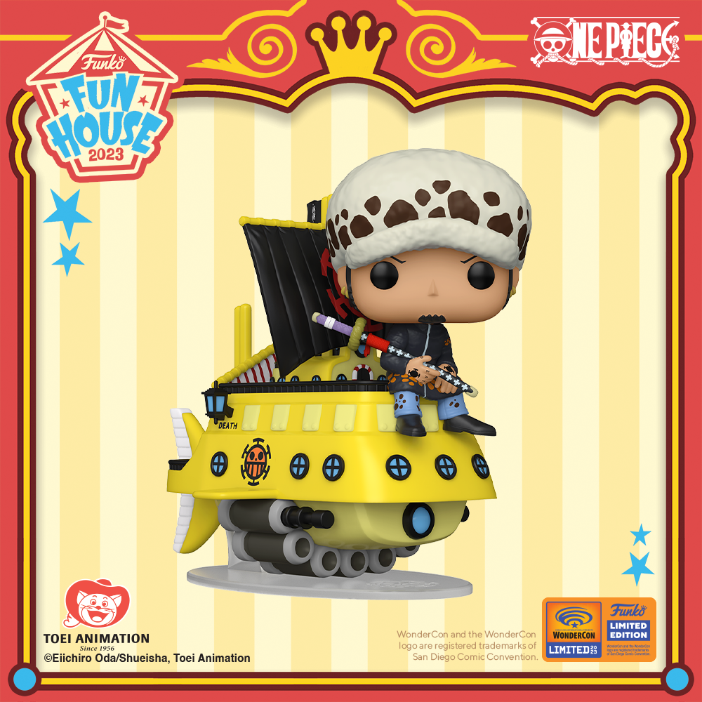 Funko POP! Rides: One Piece - Trafalgar Law with Polar Tang Funko Pop! Ride Vinyl Figure – WonderCon 2023 and Funko Shop Shared Exclusive