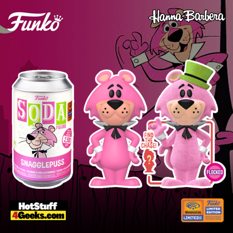 Funko POP! Hanna-Barbera - Snagglepuss with Flocked Chase Funko Soda Vinyl Figure – WonderCon 2023 and Funko Shop Shared Exclusive