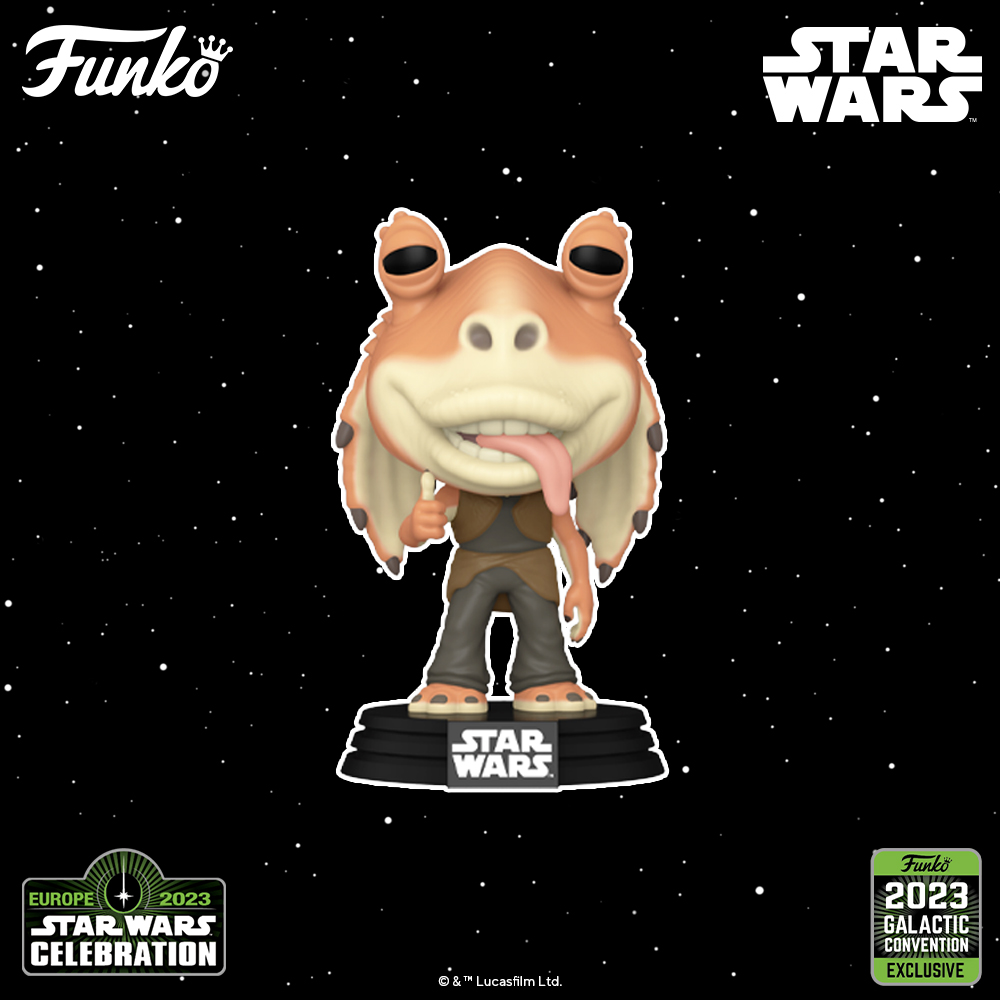 Funko Pop! Star Wars: Jar Jar Binks Funko Pop! Vinyl Figure - Star Wars Celebration 2023 Exclusive