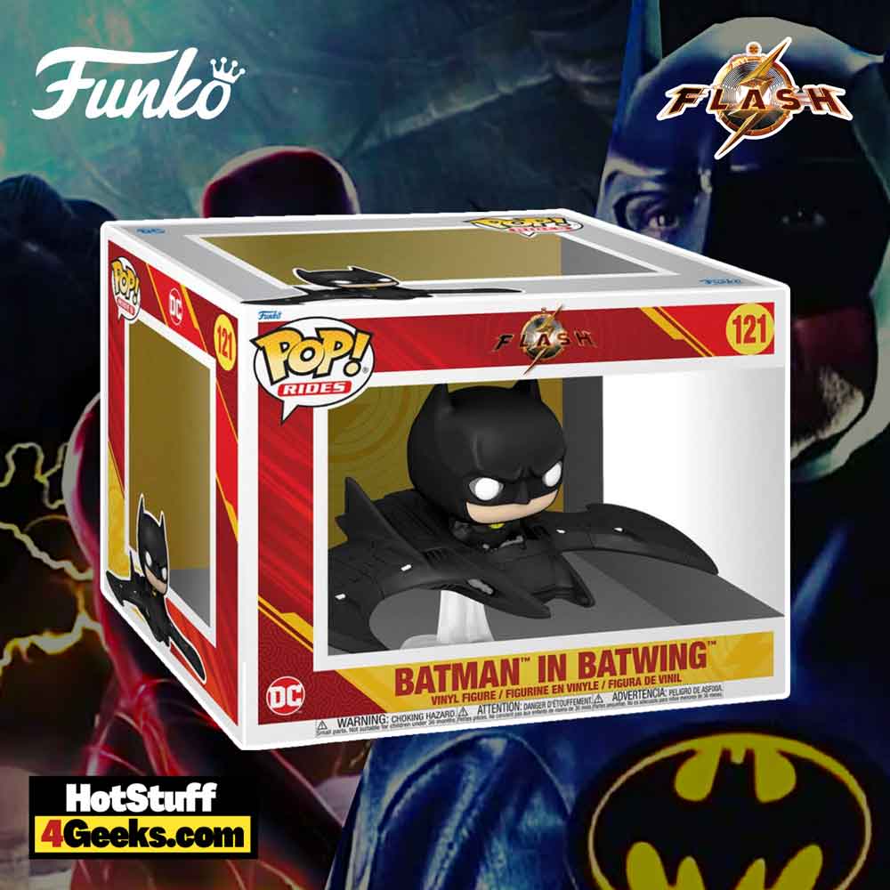 Funko DC Comics The Flash Pop! Rides Batman In Batwing Vinyl Figure