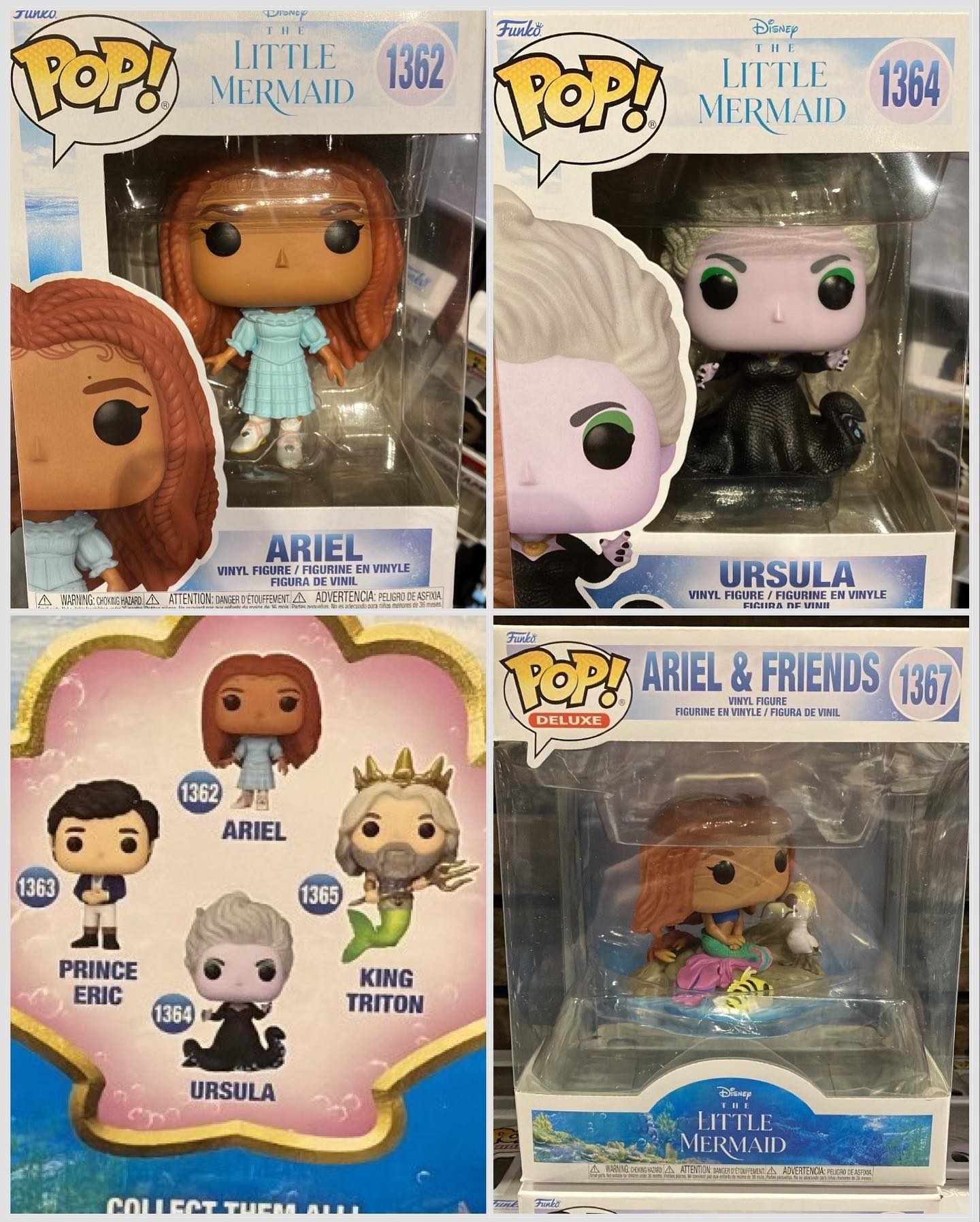 Funko Pop! Movies: The Little Mermaid Live Action Funko Pop! Vinyl Figures