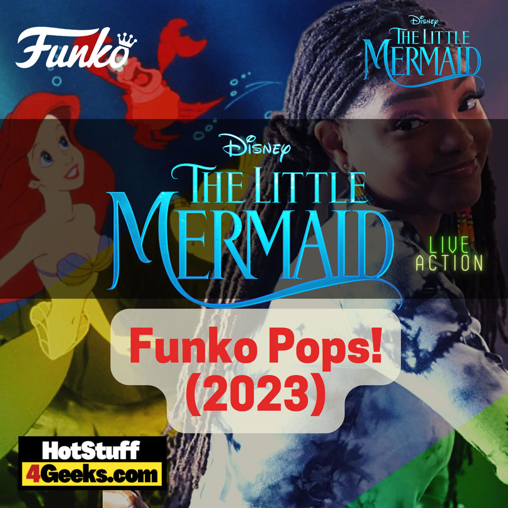 2023 NEW The Little Mermaid Live Action Movie Funko Pops!