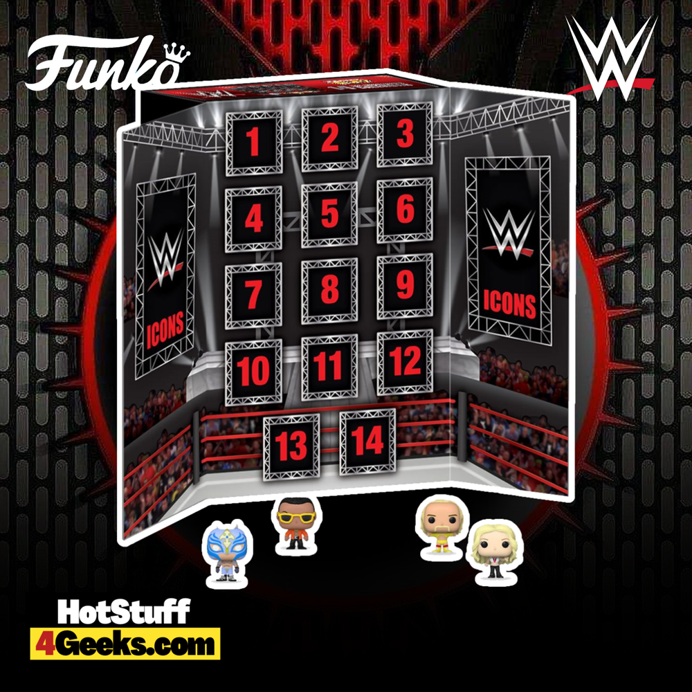 Funko Pop! Pocket! WWE 14-Day Countdown Calendar Funko Pop! Vinyl Figures (2023 edition)