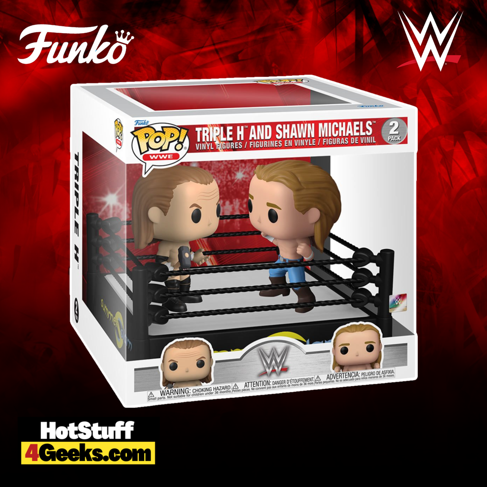 WWE SummerSlam Triple H and Shawn Michaels Funko Pop! Moment