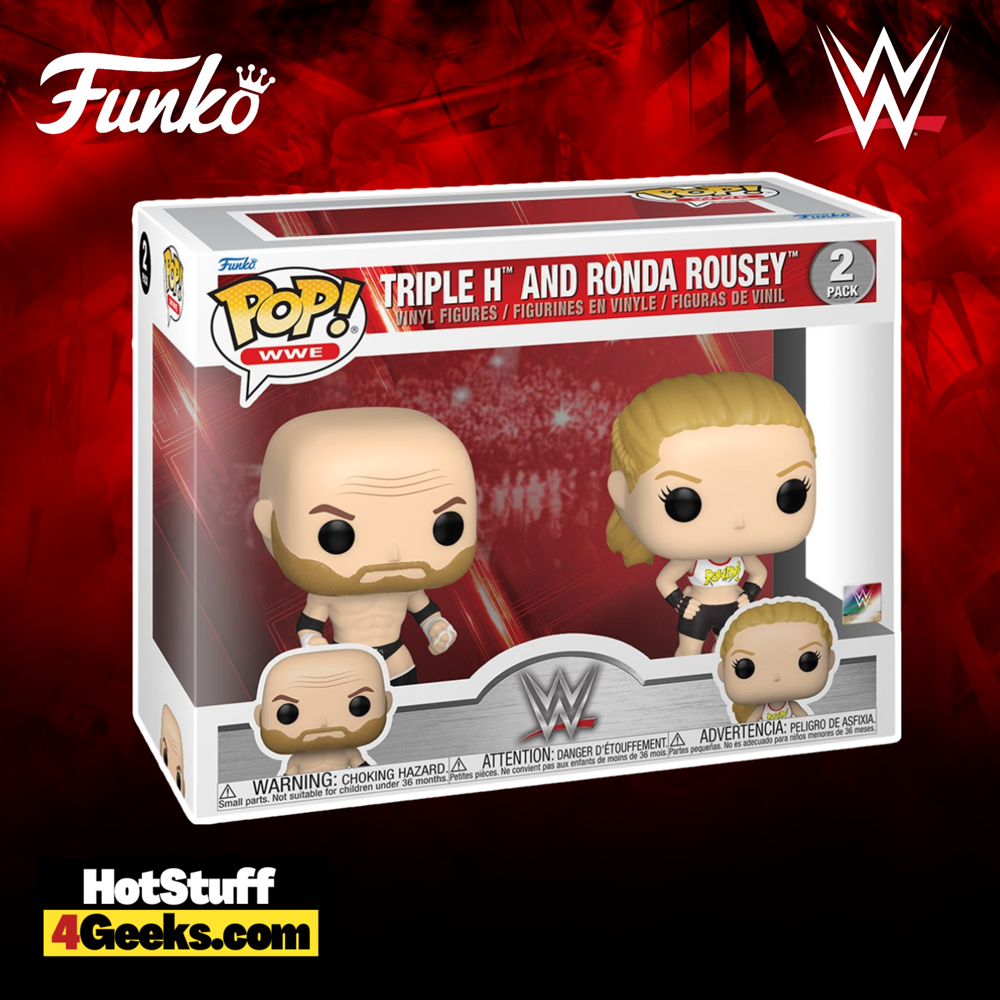 WWE Triple H and Ronda Rousey Pop! Vinyl Figure 2-Pack