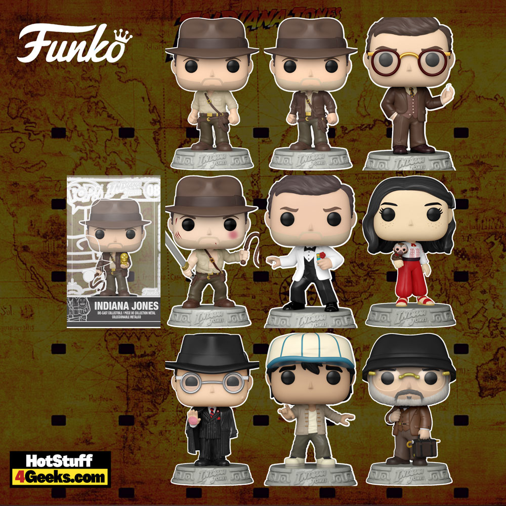 Indiana Jones Funko Pop! Vinyl Figures (2023)