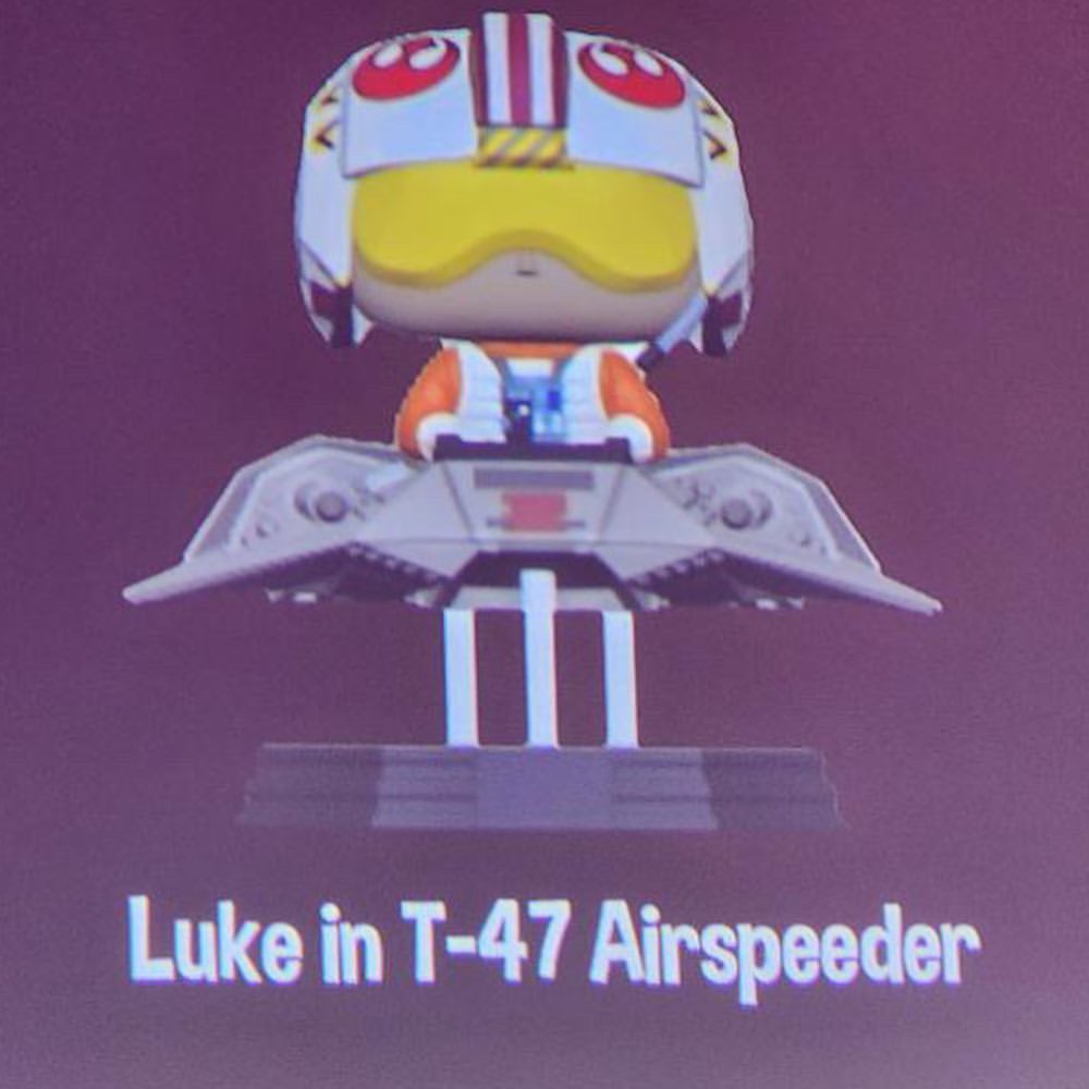 Funko Pop! Rides  Star Wars: Hyperspace Heroes – Luke Skywalker in T-47 Airspeeder Funko Pop! Ride Vinyl Figure – Amazon Exclusive