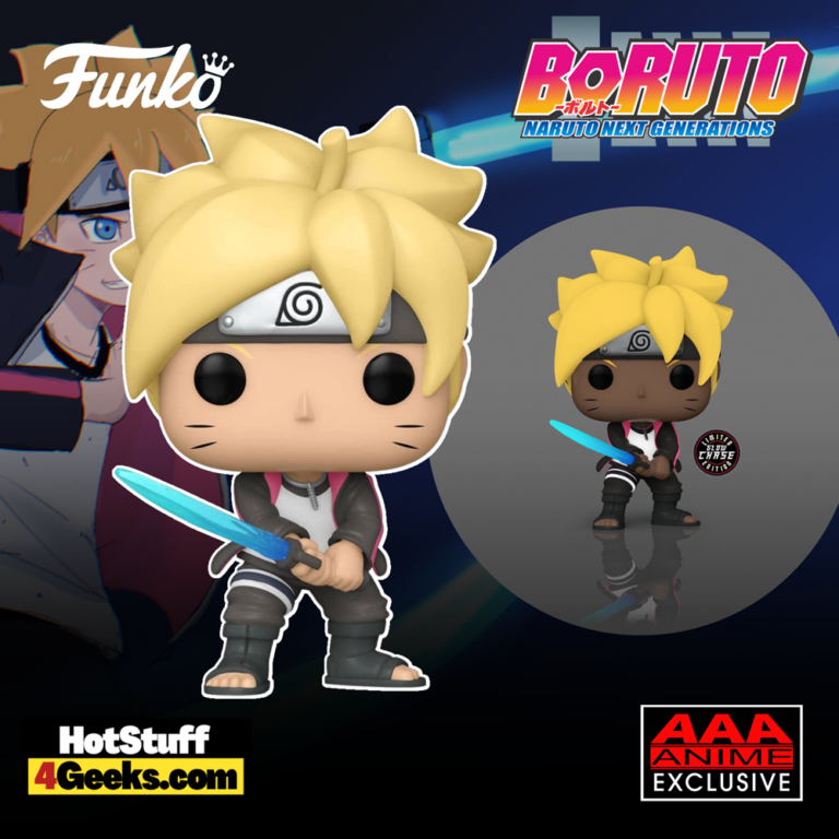 Funko Pop! Boruto: Naruto Next Generation –  Boruto with Chakra Blade with Glow-In-The-Dark (GITD) Chase Funko Pop! Vinyl Figure - AAA Anime Exclusive