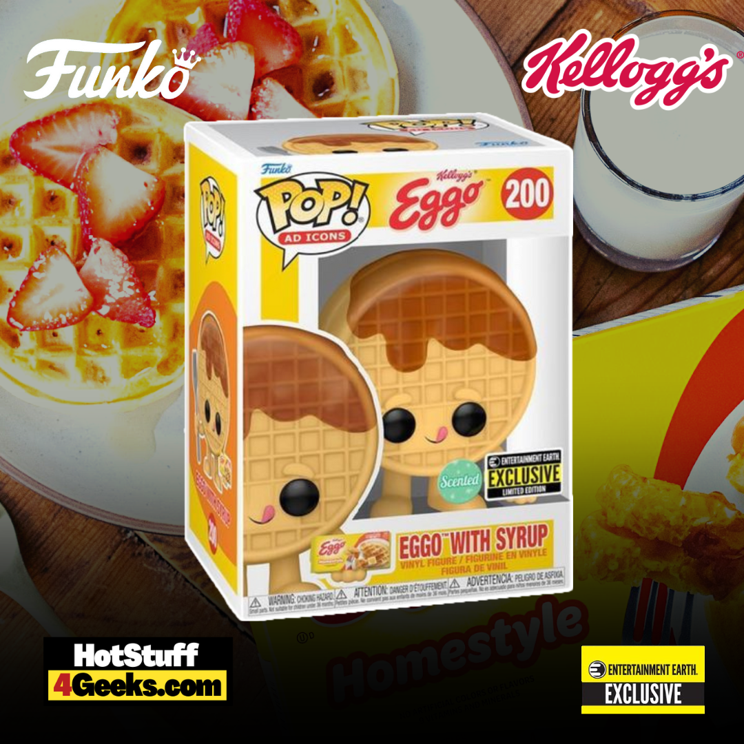 Funko Pop! Ad Icons: Kellogg’s - Eggo with Syrup (Scented) Funko Pop! Vinyl Figure – Entertainment Earth Exclusive