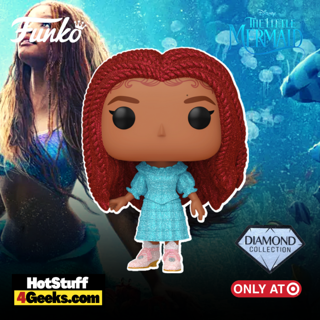 Funko Pop! Movies: The Little Mermaid Live Action: Ariel (Halle Bailey) Diamond Glitter Funko Pop! Vinyl Figure - Target Exclusive
