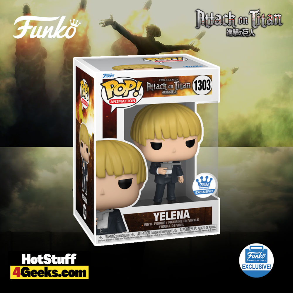 Funko Attack on Titan Final Season Yelena Exclusive Pop 1303