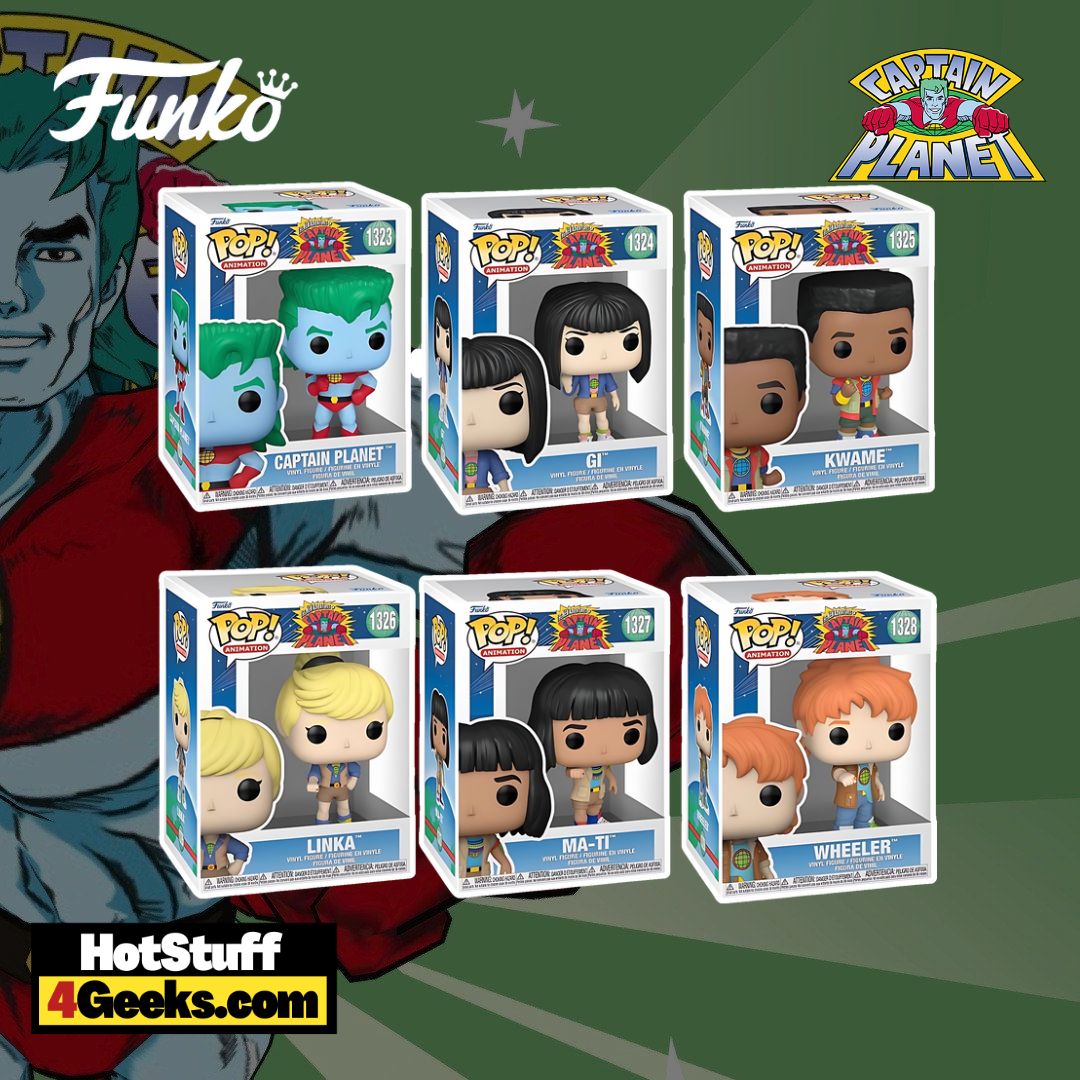 2023 NEW Captain Planet Funko Pops! The Power Is Yours!