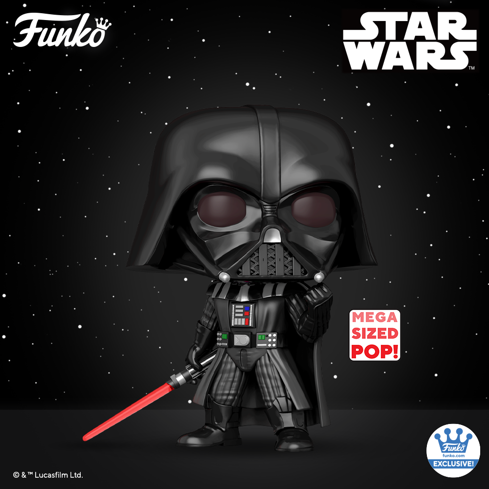 Funko Pop! Star Wars: Darth Vader in Fist Pose 18-Inch Mega-Sized Funko Pop! Vinyl Figure - Funko Shop Exclusive