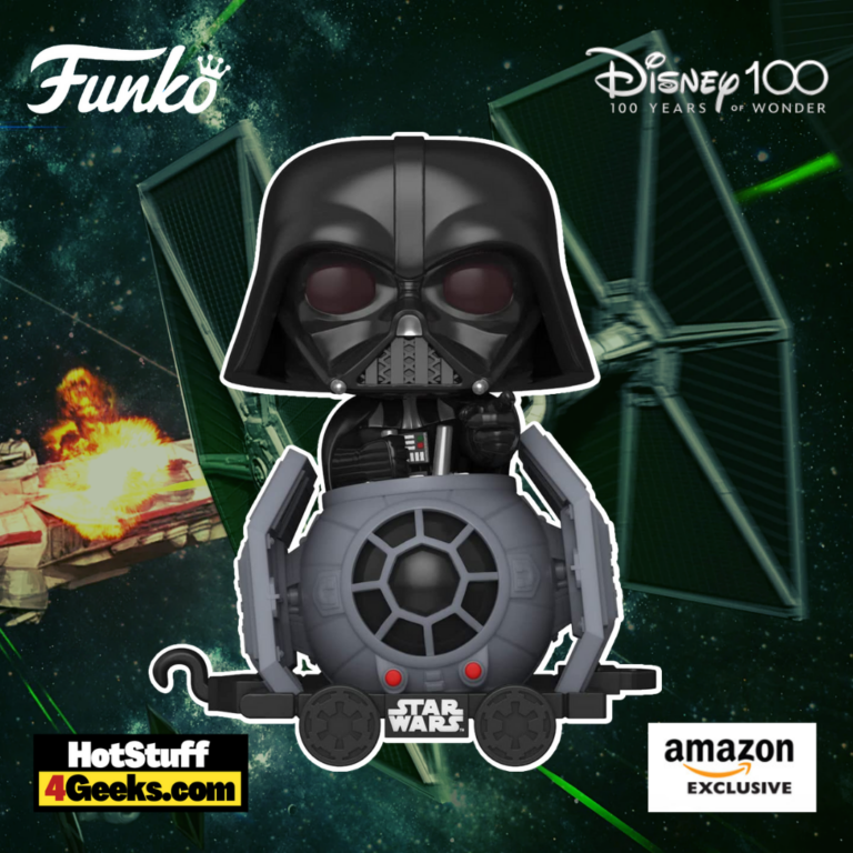 Funko Pop! Disney 100th Anniversary: Darth Vader on Tie Fighter Funko Pop! Train Vinyl Figure – Amazon Exclusive