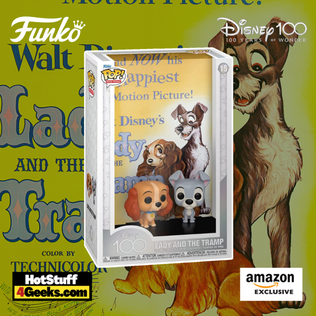 Funko Pop! Movie Poster: Disney 100 - Lady and The Tramp Funko Pop! Movie Poster Vinyl Figure - Amazon Exclusive