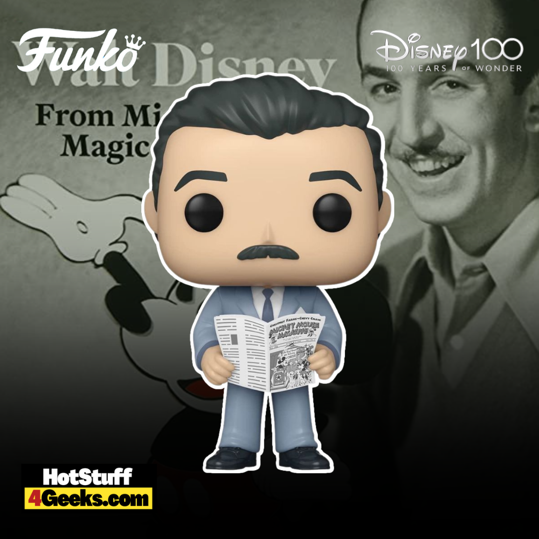 2023 Disney 100 Years: Walt Disney with Magazine Funko Pop!