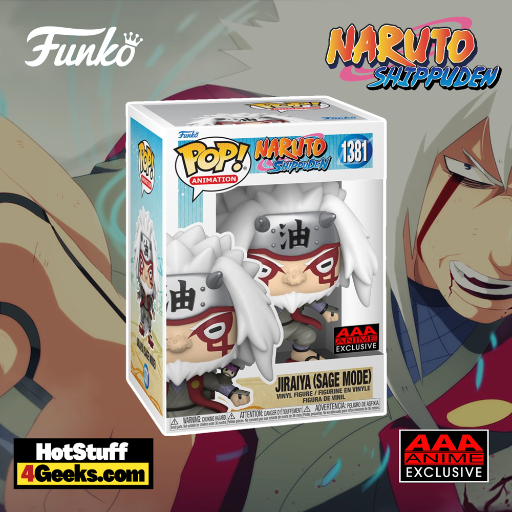 Funko Pop! Animation Naruto Shippuden - Jiraiya Sage Mode Funko Pop! Vinyl Figure (2023) - AAA Anime Exclusive