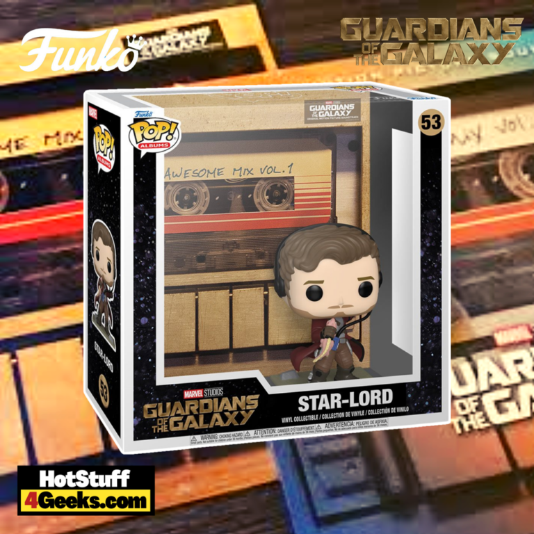 Funko Pop! Albums: Guardians of the Galaxy - Star-Lord (Awesome Mix) Funko Pop! Album Vinyl Figure
