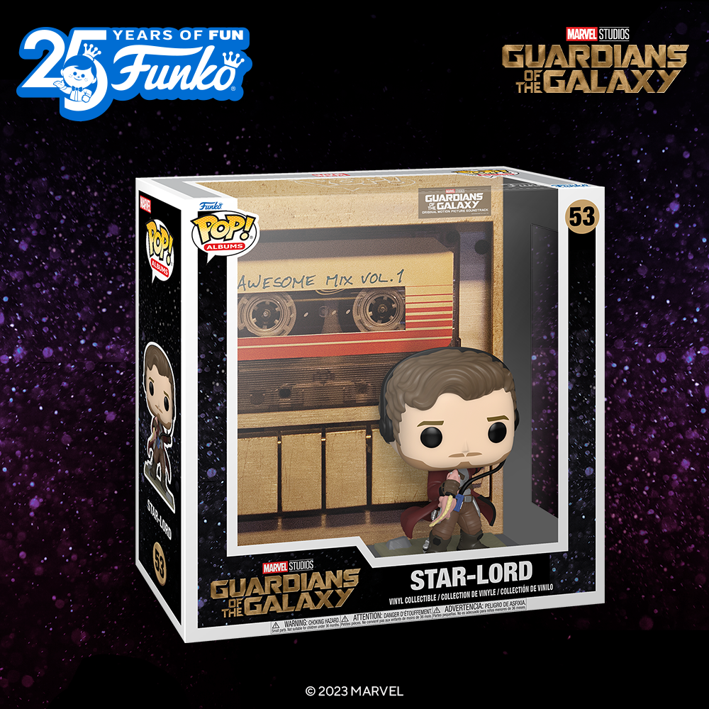 Funko Pop! Albums: Guardians of the Galaxy - Star-Lord (Awesome Mix) Funko Pop! Album Vinyl Figure