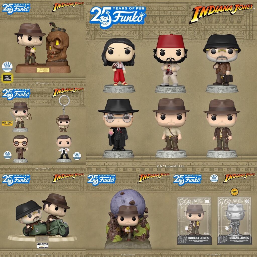 Funko Pop! Movies: Indiana Jones Funko Pop! Vinyl Figures (2023)