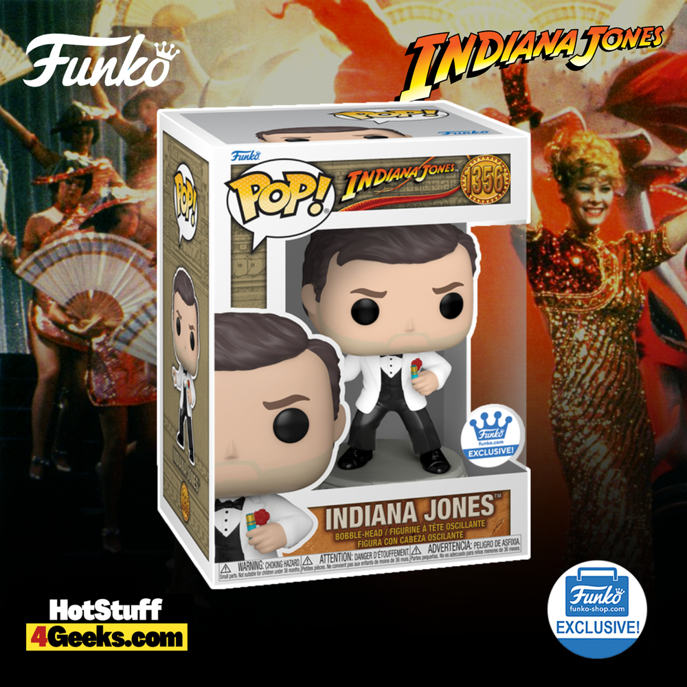 Funko Pop! Movies – Indiana Jones and the Temple of Doom - Indiana Jones in White Suit Funko Pop! Vinyl Figure - Funko Shop Exclusive