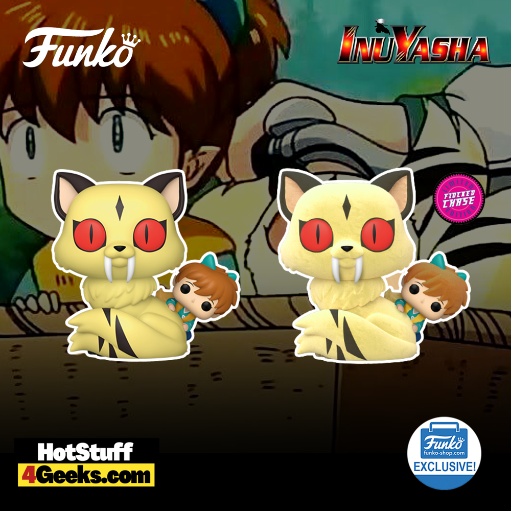 2023 NEW Inuyasha: Kirara & Shippo w/ Flocked Chase Funko Pop!