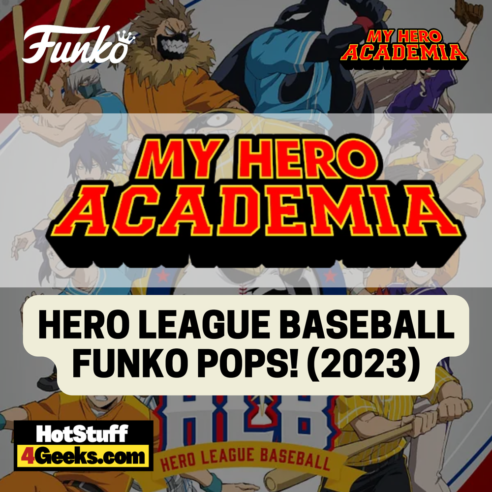 2023 My Hero Academia: Hero League Baseball Funko Pops!