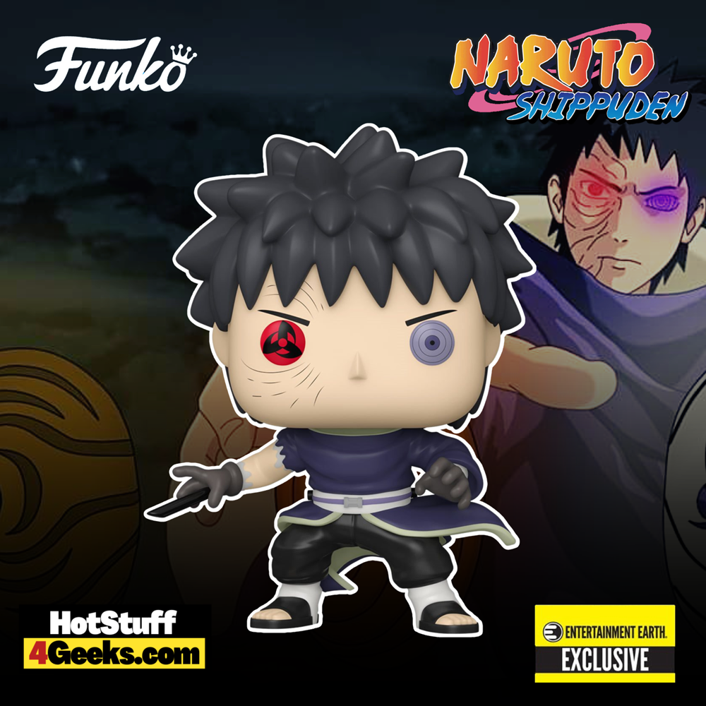 Funko Pop Naruto Obito Uchiha Tobi Unmasked Entertainment Earth Exclusive  Vinyl Figure 68270