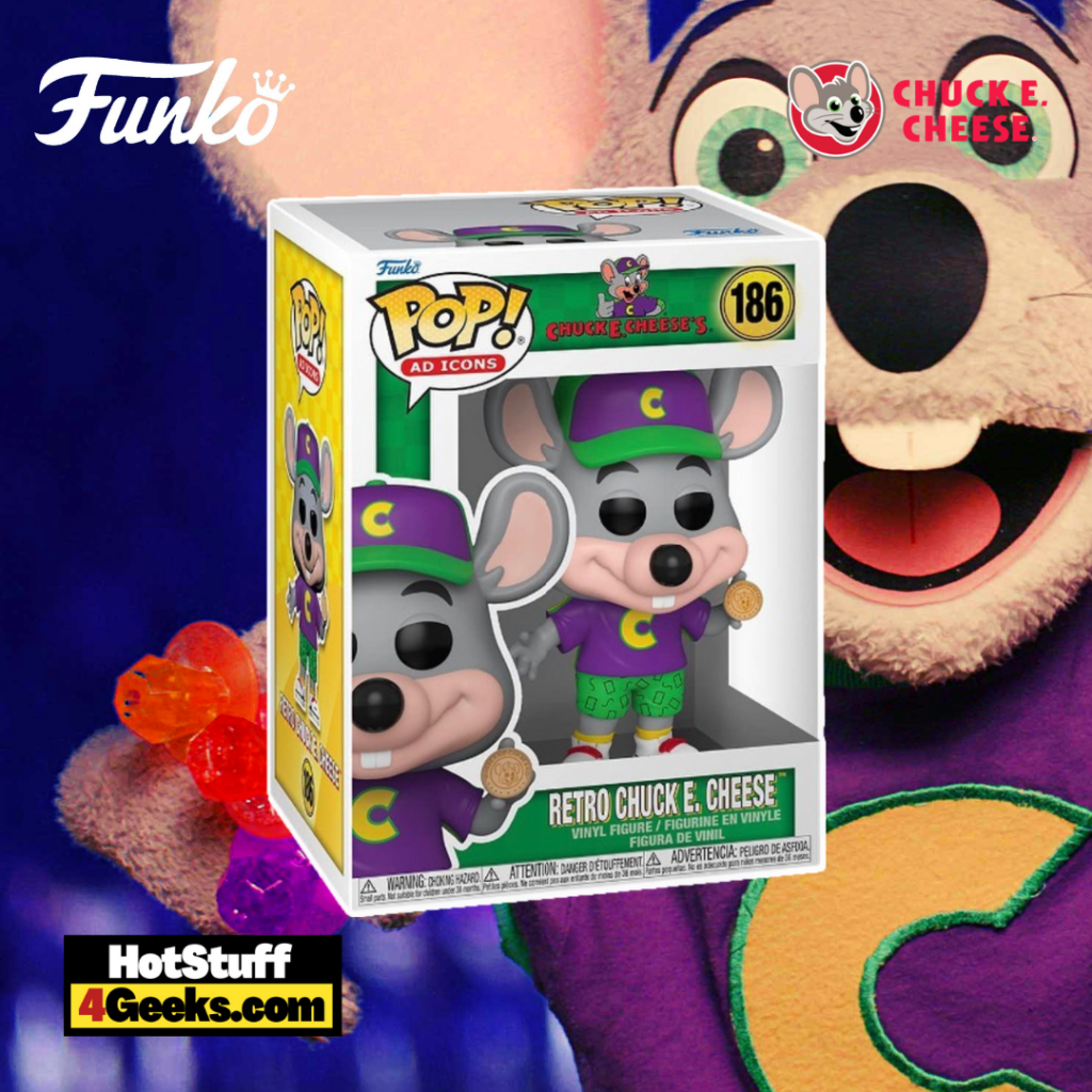 Funko Pop! Icons: Retro Chuck E. Cheese Funko Pop! Vinyl Figure