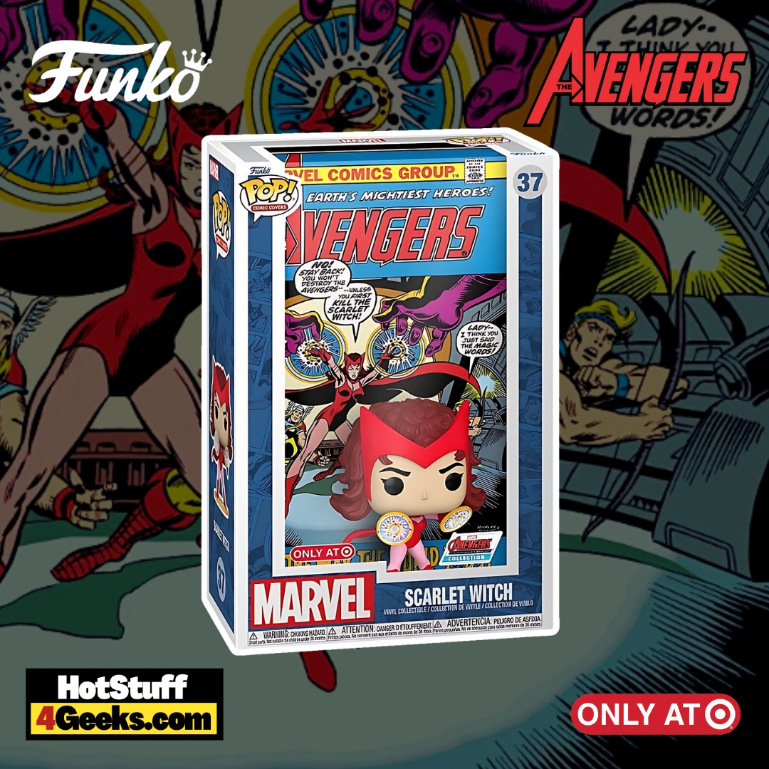 Funko Pop! Comic Cover: Marvel Avengers 104 - Scarlet Witch Vinyl