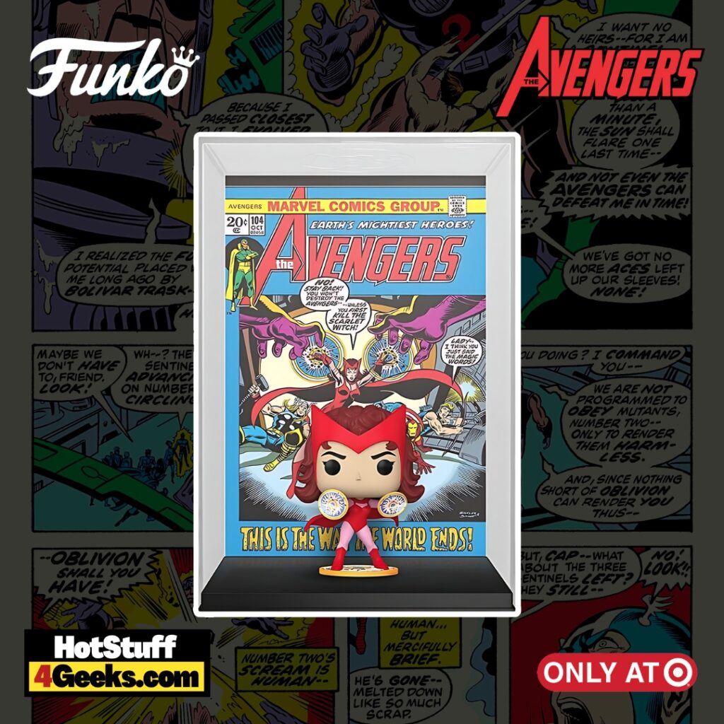 2023 NEW Scarlet Witch: Avengers #104 Funko Pop! Comic Cover