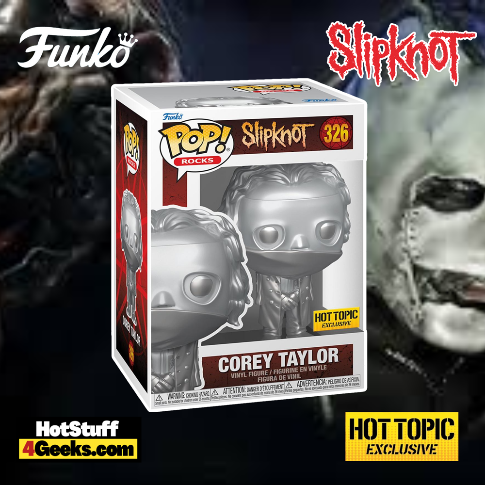 Funko Pop! Rocks: Slipknot - Corey Taylor Platinum Funko Pop! Vinyl Figure - Hot Topic Exclusive