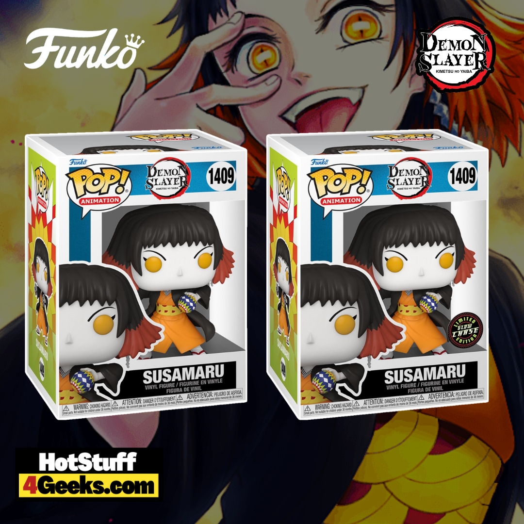 Funko Pop! Animation: Demon Slayer: Susamaru with Glow-In-The-Dark (GITD) Chase Funko Pop! Vinyl Figure