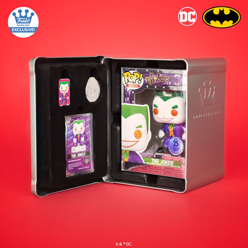 Funko Pop! Classics: DC Comics – Funko 25th Anniversary: The Joker Funko Pop! Vinyl Figure – Funko Shop Exclusive