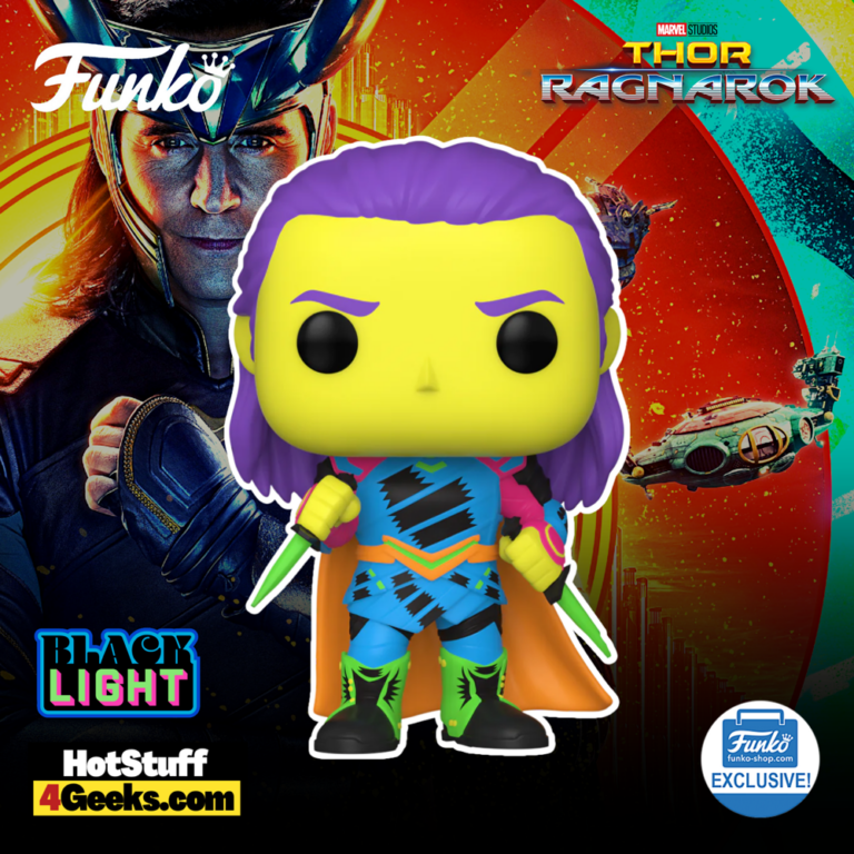 Funko Pop! Marvel Studios - Thor: Ragnarok - Loki Black Light Funko Pop! Vinyl Figure - Funko Shop Exclusive